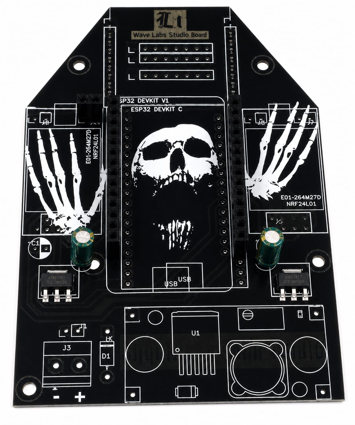 PCB para detector de interferencias en 2.4 GHz BLUETOOTH