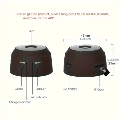 Camara espia wifi A9 - Imagen 3